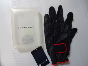  новый товар не использовался стандартный товар Burberry Golf BURBERRY GOLF.. Logo вышивка левый Golf перчатки черный 25cm Golf перчатка 