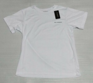 未使用 Mr.JUNKO KOSHINOミスター ジュンコ半袖Tシャツ サイズLティー メッシュ軽量約115gホワイト白色グレイGLAY胸囲96～104 POLYESTER100