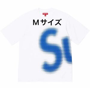 新品 24SS, Supreme Halftone S/S Top,White,Mサイズ, ホワイト, 赤タグ