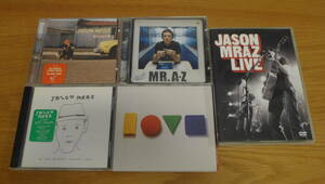 Jason Mraz 5作セット Waiting For My Rocket To Come, Mr.A-Z, We Sing We Dance We Steal Thing, Love Is Four Letter Word