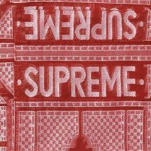 Supreme Tray Jacquard S/S Shirt Red_画像2