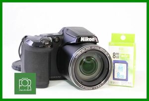 【動作保証・点検済】良品■到着後即使える■Nikon COOLPIX L840 Wifi機能つき■単三電池対応■電池・8GB SDカード付き■RRR605