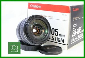 【同梱歓迎】【動作保証・点検済】良品■キヤノン Canon EF 28-105mm F3.5-5.6 USM■箱付き■EEE1707