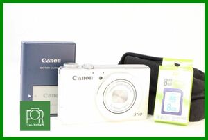 【動作保証・点検済】良品■到着後即使える■Canon PowerShot S110 ホワイト■バッテリー・チャージャー・8GB SDカード付き■EEE2008