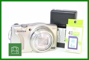 【同梱歓迎】【動作保証・点検済】良品■FUJIFILM FINEPIX F800 EXR ゴールド■バッテリー・チャージャー・4GB SDカード付き■EEE2524