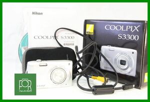 【同梱歓迎】実用■ニコン Nikon COOLPIX S3300■バッテリー付き・チャージャーなし■箱付き■EEE2311