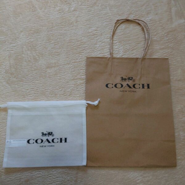 COACH　 コーチ　 ショップ袋　 ショッパー　 ラッピング　 紙袋