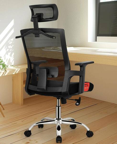 オフィスチェア 椅子 デスクチェア メッシュチェア ブラック