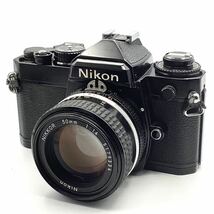 【 整備済・動作保証 】Nikon ニコン FE ブラックペイント ／ Ai-S NIKKOR 50mm f1.4 _画像3
