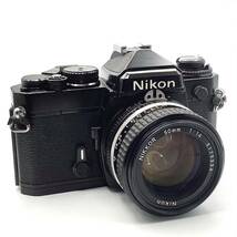 【 整備済・動作保証 】Nikon ニコン FE ブラックペイント ／ Ai-S NIKKOR 50mm f1.4 _画像2