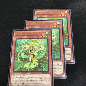 珠の御巫フウリ レア 3枚セット 遊戯王 みかんこデッキパーツ