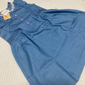 タグ付き ノースリーブ ワンピース120 youpi