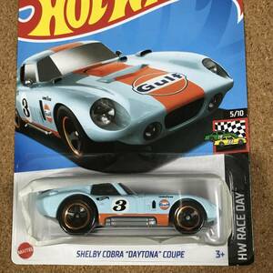 (08-122G) SHELBY COBRA "DAYTONA" COUPE, GULF, ガルフ, ベーシックカー【ホットウィール】