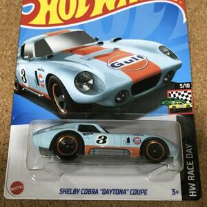 (03-122G) SHELBY COBRA "DAYTONA" COUPE, GULF, ガルフ, ベーシックカー【ホットウィール】