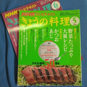 ＮＨＫテキスト きょうの料理 2008年５月号と６月号の2冊／ＮＨＫ出版