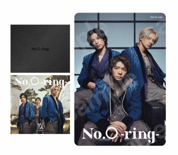 ☆新品未開封☆Number_i　NO.O-ring-　CD初回限定盤＋通常盤　特典付き