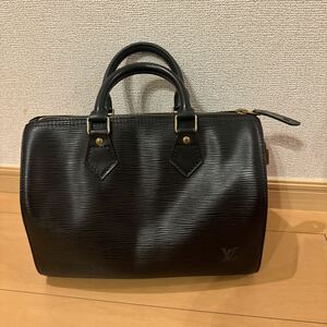 ルイヴィトン スピーディ25 ノワール エピ 【パドロックLOUIS VUITTON 黒 ミニボストン M59032