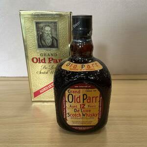 岸170 【未開封】Grand Old Parr オールドパー 12年 スコッチウイスキー 43度 750ml De Luxe Scotch Whisky 