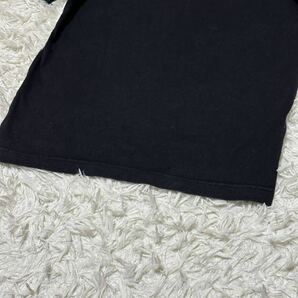 BURBERRY BLACK LABEL 圧巻のノバチェック Tシャツ ホースロゴ刺繍 バーバリーブラックレーベル サイズ2 M 半袖Tシャツ の画像10