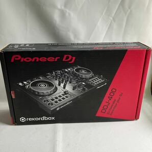 □【500円スタート】Pioneer DJコントローラー rekordbox専用 DDJ-400/SXJ 2018年製の画像1