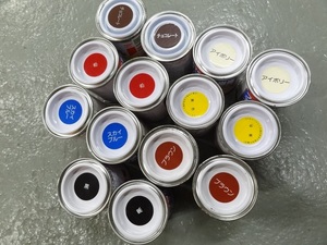 エナメル 塗料 ７色 セット 2缶づつ１４缶　長期在庫品 使用可能