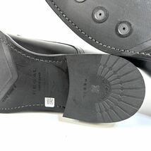 【極美品】REGAL リーガル GORE-TEX ゴアテックス Vチップ ストレートチップ 革靴 レザー シューズ ブラック 706R 27cm 日本製 新品同様_画像8