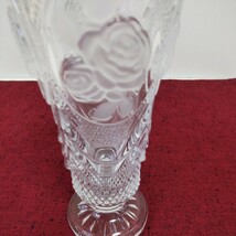 KAMEI CRYSTAL JAPAN 24% Pbo カメイガラス クリスタル 花瓶 未使用_画像5