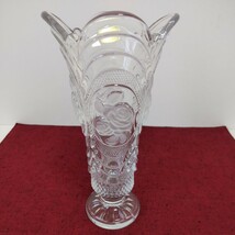 KAMEI CRYSTAL JAPAN 24% Pbo カメイガラス クリスタル 花瓶 未使用_画像1