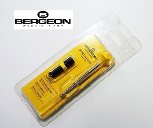 【売れてます】 【スイスの老舗】ドライバー不動の1番人気！　BERGEON ベルジョン ステンレスドライバー + 替先2本付 30081AT0.8