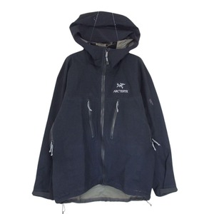 ARC'TERYX アークテリクス カナダ製 ALPHA LT アルファ LT ゴアテックス ジャケット ブラック系 S【中古】