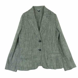 MAX MARA マックスマーラ MAX&Co. ジャケット リネン混 イタリア製 グレー系 38【中古】