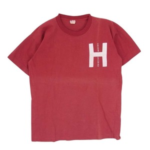 Champion チャンピオン Vintage ヴィンテージ 60s アメリカ製 大文字 ランタグ 後期 Hロゴ ペンキ プリント 半袖 Tシャツ【中古】