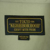 NEIGHBORHOOD ネイバーフッド 20SS 201TSNH-SHM11 CLASSIC WORK/EC-SHIRT.LS クラシック ワーク シャツ 長袖 M【中古】_画像4