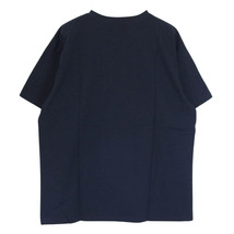 WTAPS ダブルタップス 22SS 221ATDT-STM08S LLW SS COTTON LONG LIVE WTAPS ロゴプリント 半袖 Tシャツ ネイビー系 X02【美品】【中古】_画像2