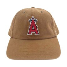 Carhartt カーハート × NEW ERA ニューエラ LOS ANGELES エンゼルス キャップ ブラウン系【中古】_画像4