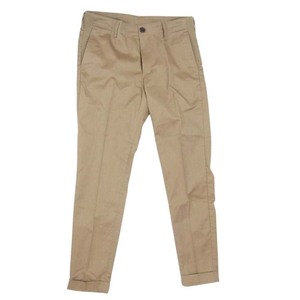 1piu1uguale3 ウノピュウノウグァーレトレ MRP566 CTP097 RIB SLACKS リブ スラックスパンツ ブラウン系 IV【中古】