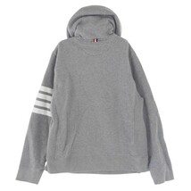 THOM BROWNE トムブラウン 01113C6002 4BAR HOODIE 4ライン プルオーバー パーカー フーディ グレー系 1【中古】_画像2