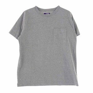 THE NORTH FACE ノースフェイス NT3753N PURPLELABEL 7oz H/S Pocket TEE Tシャツ グレー系 L【中古】