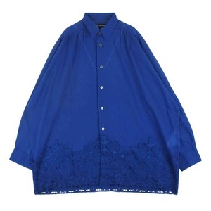 JUNYA WATANABE COMME des GARCONS ジュンヤワタナベコムデギャルソン 16SS JQ-B025 シアー 長袖 シャツ ブラウス XS【中古】