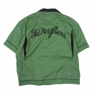 NEIGHBORHOOD ネイバーフッド 23SS 231SPNH-SHM04 BOWLING SHIRT SS レーヨン ボーリング 半袖 オープンカラー シャツ【中古】