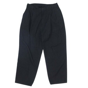 COOTIE クーティー Silknep Back Twill 2 Tuck Easy Pants シルクネップ バックツイル ツータック イージー パンツ ブラック系 L【中古】