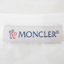 MONCLER モンクレール H109P8C00001 829ET T-SHIRT MANICA CORTA hann ロゴワッペン付 半袖 TEE Tシャツ S【新古品】【未使用】【中古】_画像4