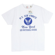 Buzz Rickson's バズリクソンズ BR76554 USAF NY AIR NATIONAL GUARD プリント Tシャツ ホワイト系 M【中古】_画像1