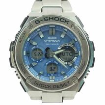 CASIO G-SHOCK カシオ ジーショック GST-W110D G－STEEL ソーラー電波 腕時計 ウォッチ シルバー系【中古】_画像1