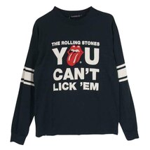 HYSTERIC GLAMOUR ヒステリックグラマー 06193CL02 VOO DOO LOUNGE TOUR ヒステリック トリプル ローリング ストーンズ カットソー【中古】_画像1