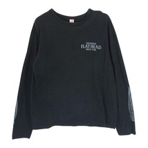 THE FLAT HEAD ザフラットヘッド GLORY PARK グローリーパーク ロゴプリント バックプリント 長袖 Tシャツ カットソー 40【中古】_画像1