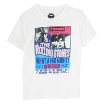 HYSTERIC GLAMOUR ヒステリックグラマー 06183CT05 THEE HYSTERIC XXX ヒステリック トリプル ローリング ストーンズ 半袖 Tシャツ【中古】_画像1