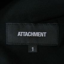 アタッチメント ATTACHMENT 19SS AG91-237 コンパクト 天竺 2B テーラード ジャケット ブラック系 1【中古】_画像4