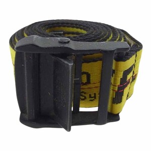 OFF-WHITE オフホワイト INDUSTRIAL BELT インダストリアル ベルト イエロー系 U【中古】