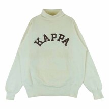 Champion チャンピオン ヴィンテージ 50s 60s 小文字ランタグ KAPPA プリント タートルネック スウェット L【中古】_画像1